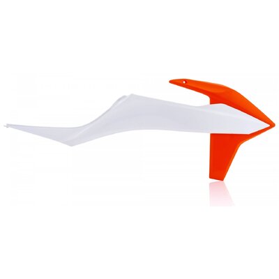 ACERBIS RADIATOR SHROUDS SX-F 19-22 EXC-F 20-23 ORANGE WHITE 20