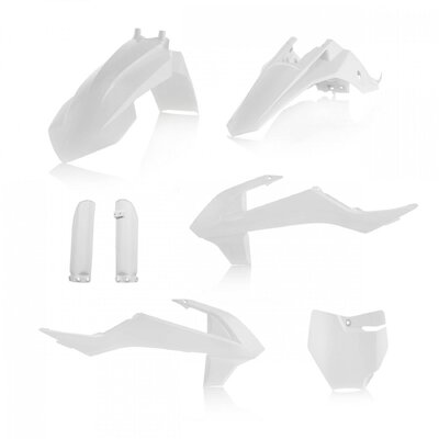 Acerbis Plastic Kit Ktm Sx65 19-23 Gas Gas Mc65 21-23 - White