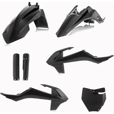 Acerbis Plastic Kit Ktm Sx65 19-23 Gas Gas Mc65 21-23 Black