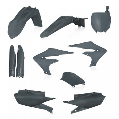 ACERBIS PLASTIC KIT YZF 250 19-23 450 18-22 METALLIC GREY