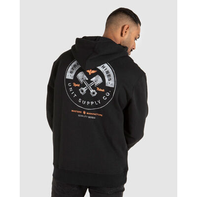 Unit Workz Fleece Hoodie - Black