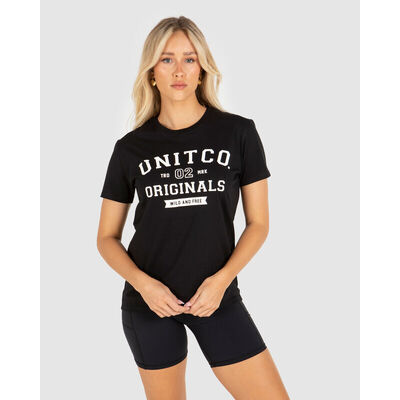 Unit Ladies College Tee - Black
