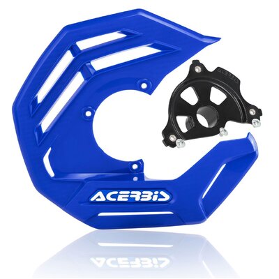 ACERBIS X-FUTURE DISC COVER BLK KIT BLUE YAMAHA YZ 04-25 YZF 04-13