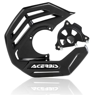 ACERBIS X-FUTURE DISC COVER BLK KIT BLACK KAWASAKI KXF 250 21-25 450 19-25