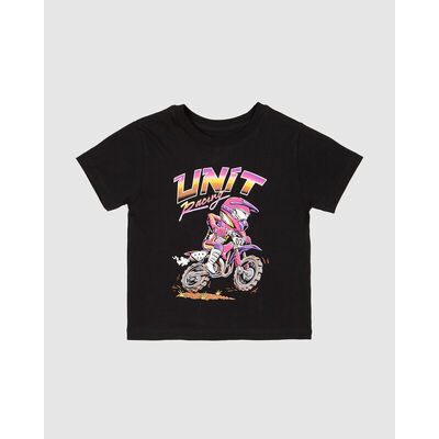 Unit Kids Born Free Tee - Black