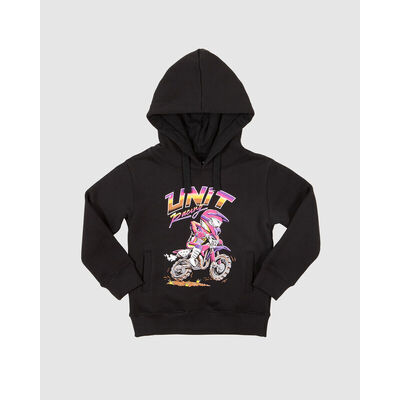 Unit Kids Cobra Fleece Hoodie - Black