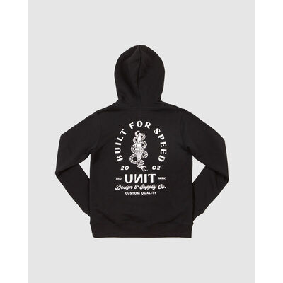Unit Youth Rattle Fleece Hoodie - Black