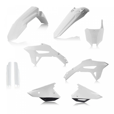 Acerbis Plastic Kit Honda Crf 250R 22-24 450R 21-24 White/Black
