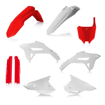 Acerbis Plastic Kit Honda Crf 250 22-24 450 21-24 - Red/White