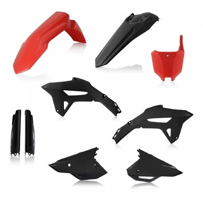 Acerbis Plastic Kit Honda Crf 250 22-24 450 21-24 - Red/Black