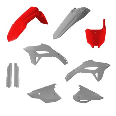 Acerbis Plastic Kit Honda Crf 250 22-24 450 21-24 Hawk - Red/Grey