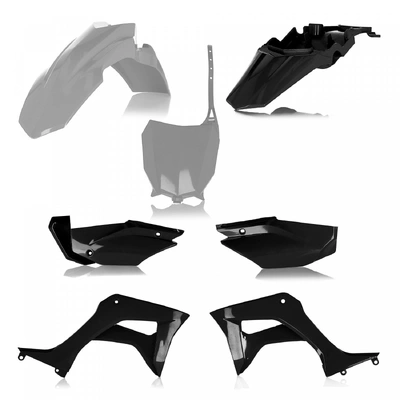 Acerbis Plastic Kit Honda Crf 110F 19-25 - Grey/Black