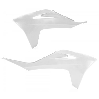 Acerbis Radiator Shrouds - GAS GAS EC MC 21-23 - White