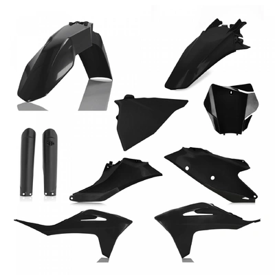 Acerbis Plastic Kit Gas Gas Mc Mcf 21-23 - Black
