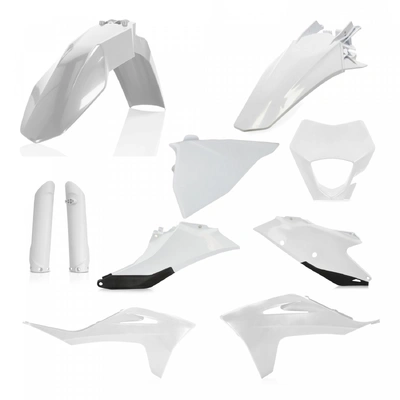 Acerbis Plastic Kit Gas Gas Ec Ecf 21-23 - White