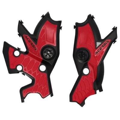 ACERBIS X-GRIP FRAME GUARDS T7 TENERE 700 19-25 BLK RED