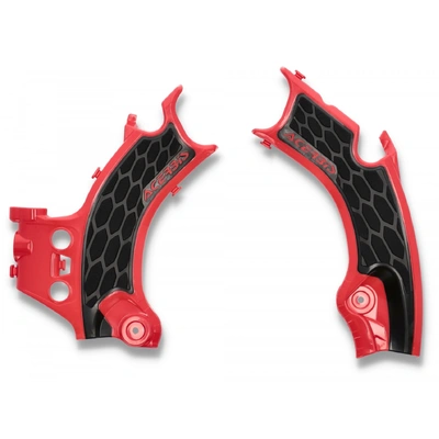 Acerbis X-Grip Frame Guards Crf 250 22-24 450 21-24 - Red/Black