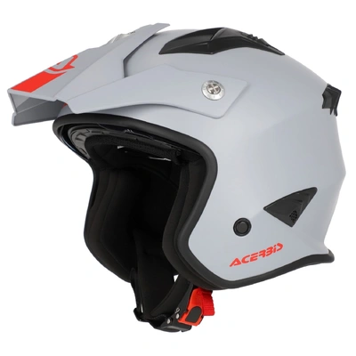 Acerbis Helmet Jet Aria 22-06 Grey Red Medium 56-57Cm