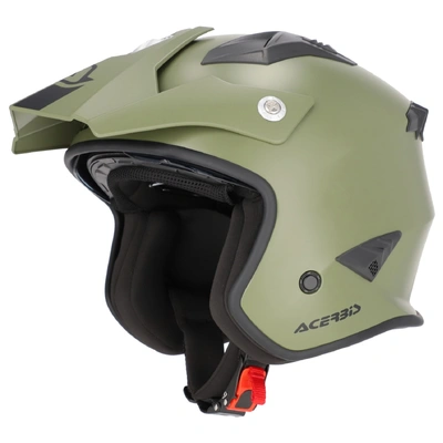 Acerbis Helmet Jet Aria 22-06 Military Green Medium 56-57Cm