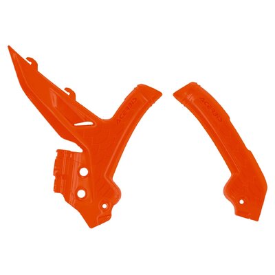 Acerbis X-Grip Frame Guards Ktm Sx Sxf 23-25 Exc Excf 24-25 - Orange