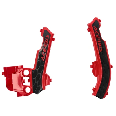 Acerbis X-Grip Frame Guards Gas Gas Mc 50 21-23 - Red/Black
