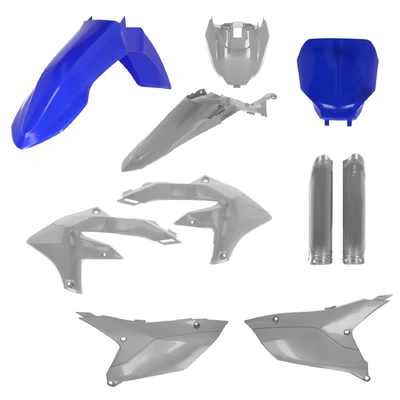 Acerbis Plastic Kit Yzf 250 24-25 450 23-25 - Blue/Grey
