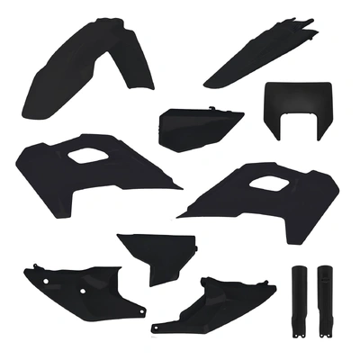 iPLASTIX PLASTIC KIT HUSQVARNA TE FE 24-25 BLACK