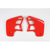 UFO Radiator Shrouds - Honda CR125 89-90/250 88-89 - Red (88-89)