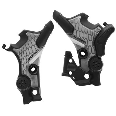 Acerbis X-Grip Frame Guards Honda Transalp Xl750 24-25 Grey - Black/Grey