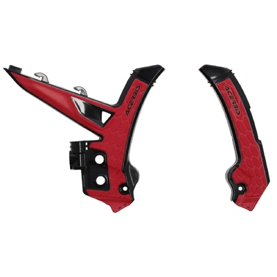 Acerbis X-Grip Frame Guards Gas Gas Mc Ec 24-25 - Black/Red