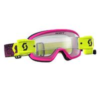 Scott 2018 Buzz MX Pro WFS Pink Yellow Goggles