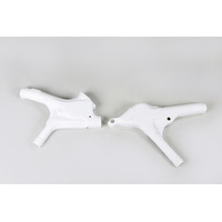 UFO Frame Guard - Honda CR125 91-92/250 90-91/500 91-94 - White