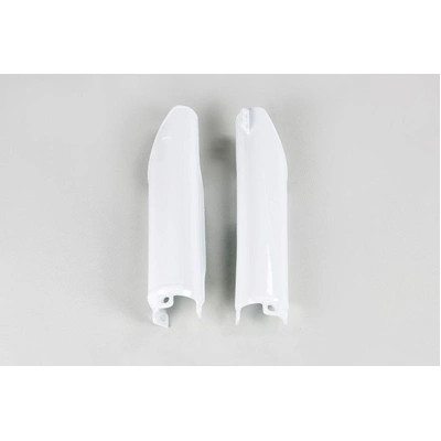UFO Honda Fork Slider Protectors - CR125-500 91 On - White