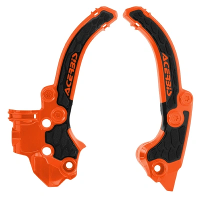 Acerbis X-Grip Frame Guards Ktm Sx 50 24-25 - Orange/Black