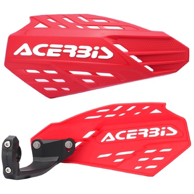 Acerbis Handguards Linear Vented Universal - Red/White