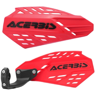 Acerbis Handguards Linear Vented Universal - Red/Black