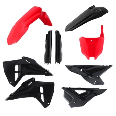 Acerbis Plastic Kit Honda Crf 250 450 25 - Red/Black