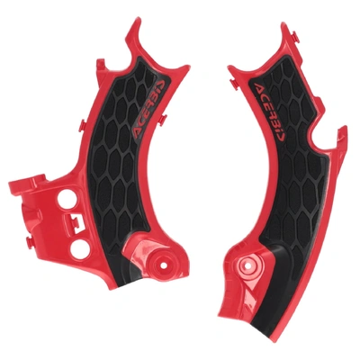 Acerbis X-Grip Frame Guards Crf 250 450 25 - Red/Black