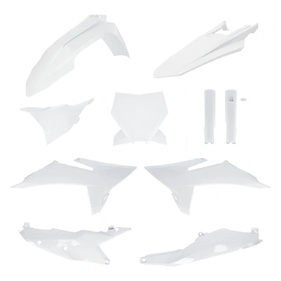 Acerbis Plastic Kit Ktm Sx Sxf 25 - White