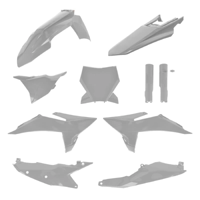 Acerbis Plastic Kit Ktm Sx Sxf 25-26 Grey Hawk