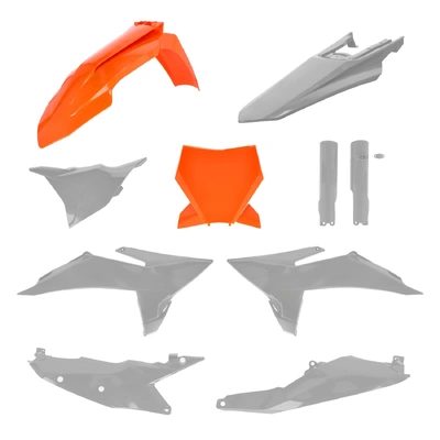 Acerbis Plastic Kit Ktm Sx Sxf 25-26 Orange Grey