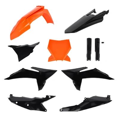 Acerbis Plastic Kit Ktm Sx Sxf 25-26 Orange Black