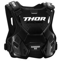 Thor Guardian MX Charcoal Black Protector - Black - X-Large/2X-Large - Adult 