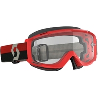 Scott Split OTG Red Grey Clear Goggles