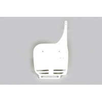 UFO Front Number Plate - Kawasaki KX 60 84-04 - White