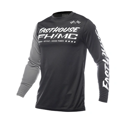 Fasthouse Youth Carbon Method LS Jersey - Black/Grey