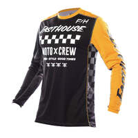 Fasthouse Grindhouse Alpha Jersey - Black/Amber - S