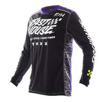 Fasthouse Grindhouse Rufio Jersey - Black/Purple - S