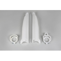 UFO Fork Slider Protector - Kawasaki KX 125/250/500 94-95 - White