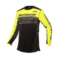 Fasthouse Grindhouse Omega Youth Jersey - Hi Vis/Black - XS